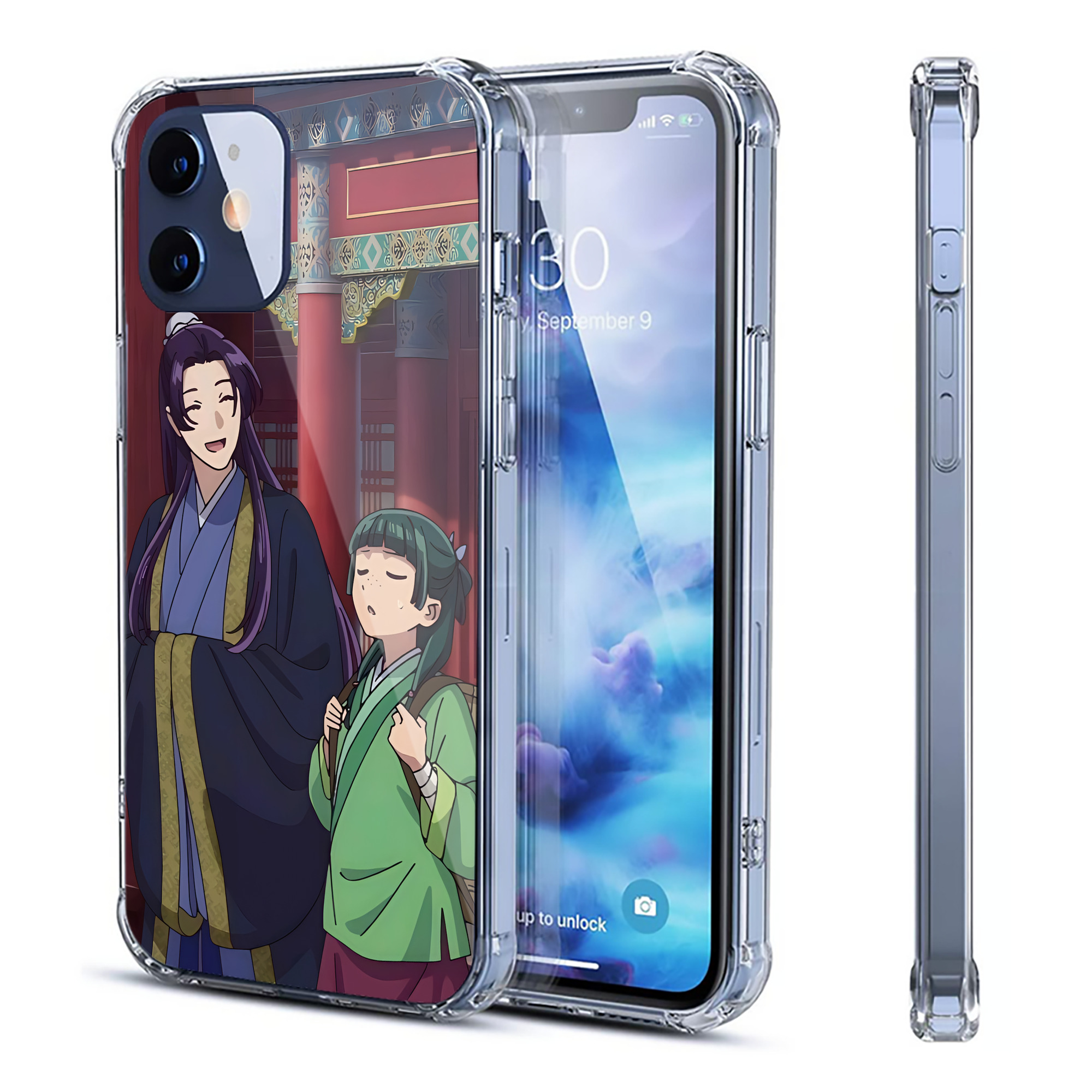 （画像用） 薬屋のひとりごと The Apothecary Diaries 【iPhone 12シリーズ対応】透明スマホケース（クリアソフトケース）